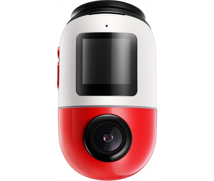 Camera Auto 70mai Dash Cam Omni 360 X200, 1080P, 64Gb, Wi-Fi, GPS, AI, Control Vocal, Afisaj 1.2inch, Rosie X200-64-RED