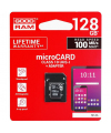 Card Memorie MicroSDXC GoodRam cu adaptor, 128Gb, Clasa 10 - UHS-1 U1, Blister 