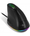 Mouse Wired USB Spirit of Gamer ELITE-M60, Gaming, 6500 DPI, RGB, 1.8m, Negru 