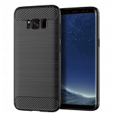 Husa pentru Samsung Galaxy S8 G950, OEM, Carbon, Neagra