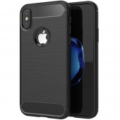 Husa pentru Apple iPhone XS / X, OEM, Carbon, Neagra