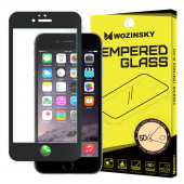 Folie Protectie ecran antisoc Apple iPhone 7 WZK Tempered Glass Full Face 5D neagra