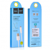 Cablu date si Incarcare USB la MicroUSB HOCO Rapid X1 1m Alb