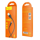 Cablu Date si Incarcare USB la MicroUSB HOCO Soarer X25, 1 m, Negru