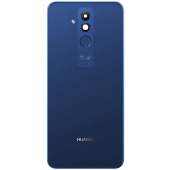 Capac Baterie Albastru cu geam camera blitz si senzor amprenta, Swap Huawei Mate 20 Lite 