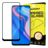 Folie Protectie Ecran WZK pentru Huawei P Smart Z / Huawei Y9 Prime (2019), Sticla securizata, Full Face, Full Glue, Neagra