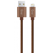 Cablu Date si Incarcare USB-A - Lightning Goui, 18W, 1m, Maro G-8PINFASHIONBR