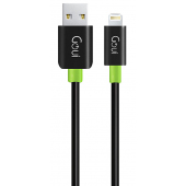 Cablu Date si Incarcare USB-A - Lightning Goui Classic, 18W, 1m, Negru G-LC8PIN-02BK-CL