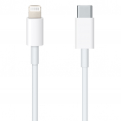 Cablu Date si Incarcare USB Type-C la Lightning Apple, 1 m, Alb MQGJ2R