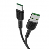 Cablu Date si Incarcare USB la USB Type-C HOCO X33 Surge, 5A, 1 m, Negru
