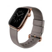 Curea Piele UNIQ Mondain Apple Watch Series 3 / 4 / 5 / 6 / SE (42/44mm), Bej