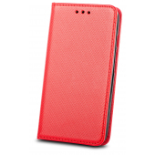 Husa Piele OEM Smart Magnet pentru Samsung Galaxy A71 A715, Rosie
