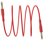 Cablu Audio 3.5mm - 3.5mm Borofone, 1m, Rosu