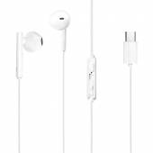 Handsfree Casti EarBuds Dudao X3s, Cu microfon, USB Type-C, Alb