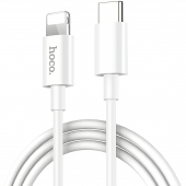 Cablu Date si Incarcare USB Type-C la Lightning HOCO X36 Swift, 1 m, Alb