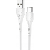 Cablu Date si Incarcare USB la USB Type-C HOCO X37, 1 m, Alb