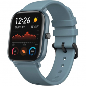 Ceas Smartwatch Amazfit Huami GTS, Carcasa metalica, GPS, Bleu
