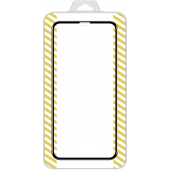 Folie Protectie Ecran OEM pentru Apple iPhone 12 / Apple iPhone 12 Pro, Sticla securizata, Full Face, Full Glue, 5D, Neagra