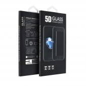 Folie de protectie Ecran OEM Pentru Apple IPhone 12 Pro Max, Sticla Securizata, Full Glue, 5D, Neagra 