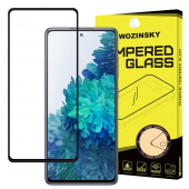 Folie de protectie Ecran WZK pentru Samsung Galaxy A72 A725 / A72 5G A726, Sticla Securizata, Full Glue, Neagra