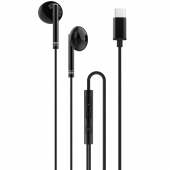 Handsfree Casti In-Ear XO Design EP29, Cu microfon, USB Type-C, Negru