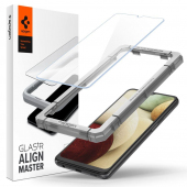 Folie de protectie Ecran Spigen Align Master pentru Samsung Galaxy A32 5G A326, Sticla securizata, Full Glue, Set 2 bucati AGL02827