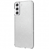 Husa Plastic - TPU UNIQ LifePro Tinsel pentru Samsung Galaxy S21+ 5G, Glitter, Transparenta