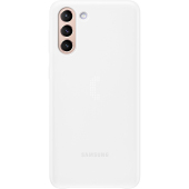 Husa Telefon Samsung Galaxy S21+ 5G, Led Cover, Alba, Resigilat EF-KG996CW
