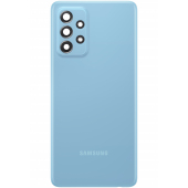 Capac Baterie Samsung Galaxy A72 A725 / A72 5G A726, cu Geam Camera Spate, Albastru