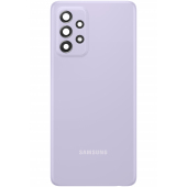 Capac Baterie Samsung Galaxy A72 A725 / A72 5G A726, cu Geam Camera Spate, Mov