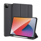 Husa Tableta Piele - Poliuretan DUX DUCIS Domo pentru Apple iPad Pro 12.9 (2021), Neagra 