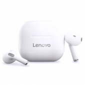 Handsfree Casti Bluetooth Lenovo LivePods LP40, SinglePoint, Alb 