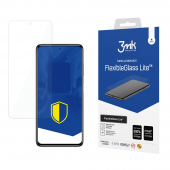 Folie de protectie Ecran 3MK FlexibleGlass Lite pentru Xiaomi Redmi K40 Pro / K40 / Poco F3, Sticla Flexibila, Full Glue
