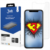Folie de protectie Ecran 3MK HardGlass pentru Apple iPhone 11 Pro / XS / X, Sticla securizata, Full Glue