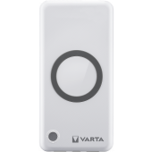Baterie Externa Powerbank Varta Wireless, 10000 mA, Quick Charge 3.0 - Power Delivery (PD) - Fast Wireless, Alba 