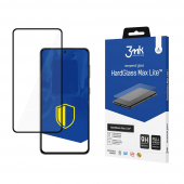 Folie de protectie Ecran 3MK HardGlass Max Lite pentru Samsung Galaxy S21 5G G991, Sticla securizata, Edge Glue, Neagra