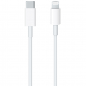 Cablu Date si Incarcare USB Type-C la Lightning OEM pentru iPhone / iPad, 1 m, Alb, Bulk