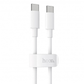 Cablu Date si Incarcare USB Type-C la USB Type-C HOCO X51 High-Power, 1 m, 100W, Alb 