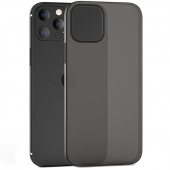 Husa TPU Tech-Protect UltraSlim pentru Apple iPhone 12 / Apple iPhone 12 Pro, 0.4mm, Matte, Neagra 
