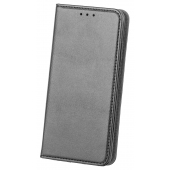 Husa Piele OEM Smart Magnetic pentru Samsung Galaxy A22 LTE, Neagra 