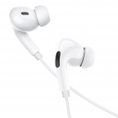 Handsfree Casti In-Ear HOCO M83, Cu microfon, USB Type-C, 1.2m, Alb 