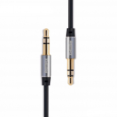 Cablu Audio 3.5 mm la 3.5 mm Remax L200, 2 m, TRS-TRS, Negru 