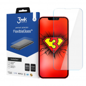 Folie Protectie Ecran 3MK FlexibleGlass pentru Apple iPhone 13 mini, Sticla Flexibila, Full Glue, 7H 