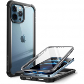 Husa Plastic - TPU Supcase Iblsn Ares pentru Apple iPhone 13 Pro, Full Cover, Neagra-Transparenta