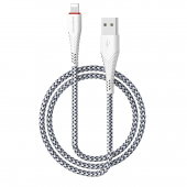 Cablu Date si Incarcare USB-A - Lightning Borofone BX25 Powerful, 18W, 1m, Alb