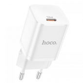 Incarcator Retea USB HOCO N19, Quick Charge, 25W, 1 X USB Tip-C, Alb 