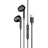 Handsfree Casti EarBuds Borofone BM30 Max, Cu microfon, USB Type-C, 1.2m, Negru 