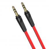Cablu Audio 3.5 mm la 3.5 mm Borofone BL6, 2 m, AUX, TRS - TRS, Rosu 