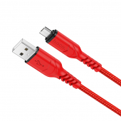 Cablu Date si Incarcare USB-A - microUSB HOCO X59 Victory, 18W, 1m, Rosu