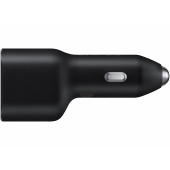 Incarcator Auto USB Samsung Fast Charge, 40W, 1 X USB - 1 X USB Tip-C, Negru EP-L4020NBEGEU 